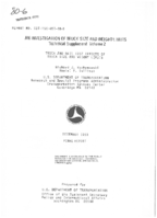 Investigation of Truck Size and Weight Limits  Technical Supplement Vol 2 Truck and Rail Cost Effects of Truck Size and Weight Limits