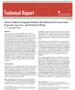 Motor Vehicle Occupant Fatality Risk Based on PersonTime Exposed Age Sex and Period of Week