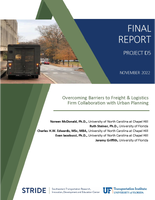 Overcoming Barriers to Freight and Logistics Firm Collaboration With Urban Planning
