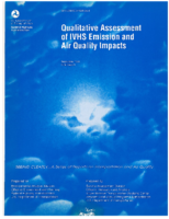 Qualitative Assessment of IVHS Emission and Air Quality Impacts