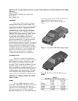 Effects of angles and offsets in crash simulations of automobiles with light trucks