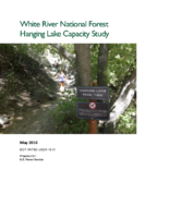 White River National Forest Hanging Lake Capacity Study