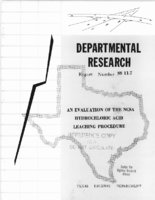 An evaluation of the NCSA hydrochloric acid leaching procedure