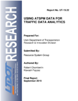 Using ATSPM Data for Traffic Data Analytics