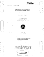 Engineering Data on Selected High Speed Passenger Trucks