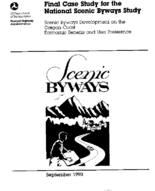 Final Case Study for the National Scenic Byways Study Scenic Byways Development on the Oregon Coast  Economic Benefits and User Preference