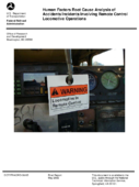 Human Factors Root Cause Analysis of AccidentsIncidents Involving Remote Control Locomotive Operations