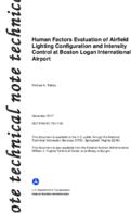 Human Factors Evaluation of Airfield Lighting Configuration and Intensity Control at Boston Logan International Airport