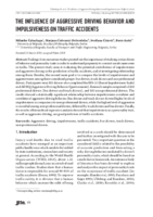 The Influence of Aggressive Driving Behavior and Impulsiveness on Traffic Accidents