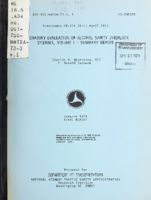 Laboratory Evaluation of Alcohol Safety Interlock Systems Volume I  Summary Report