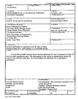 Development of a LowProfile Portable Concrete Barrier