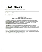 FAA News JanuaryApril 2000