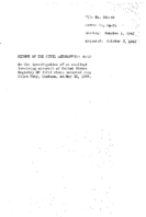 Investigation of Aircraft Accident NORTHWEST AIRLINES INC MILES CITY MONTANA 19420512