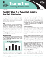The 2007 Click It or Ticket HighVisibility Seat Belt Mobilization Traffic Tech