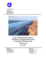Cape Cod National Seashore alternative transportation systems long range planning study