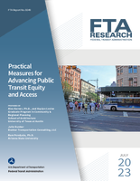 Practical Measures for Advancing Public Transit Equity and Access