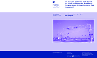 San Joaquin California HighSpeed Rail Grade Crossing Data Acquisition Characteristics Methodology and Risk Assessment