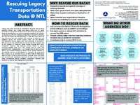 Rescuing Legacy Transportation Data  NTL