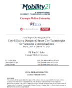 CostEffective Designs of Smart City Technologies for Vehicular Communications