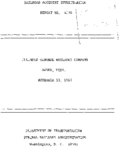 Interstate Commerce Commision Report of the Accident  Investigation Occuring on the ILLINOIS CENTRAL RAILROAD COMPANY MARKS MS