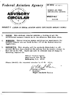 AC 1471 Listing of Federal Aviation Agency Certificated Mechanic Schools