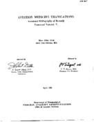 Aviation medicine translations  annotated bibliography of recently translated material V 