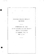 Interstate Commerce Commision Report of the Accident  Investigation Occuring on the PENNSYLVANIA RAILROAD COLUMBUS OH