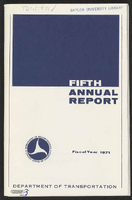 Fifth Annual Report of the US Department of Transportation 1971