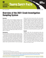 Traffic Safety Facts Overview of the 2021 Crash Investigation Sampling System