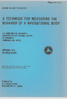 A Technique for Measuring the Behavior of a Navigational Buoy