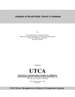 Analysis of Rural Public Transit in Alabama