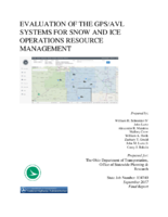Evaluation of the GPSAVL systems for snow and ice operations resource management