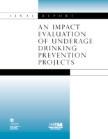 An Impact Evaluation of Underage Drinking Prevention Projects