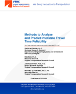 Methods To Analyze and Predict Interstate Travel Time Reliability