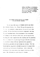 The Indispensable Quality of Highways to the National Defense