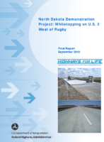 North Dakota Demonstration Project Whitetopping on US 2 West of Rugby