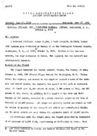 Investigation of Aircraft Accident NATIONAL AIRLINES WASHINGTON NATIONAL AIRPORT WASHINGTON DC 19501002