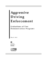 Aggressive Driving Enforcement Evaluations of Two Demonstration Programs