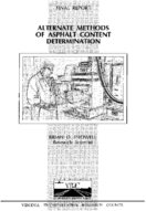 Alternate methods of asphalt content determination