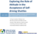 Exploring the Role of Attitude in the Acceptance of SelfDriving Shuttles