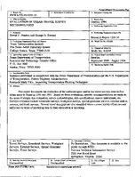 Evaluation of Urban Travel Survey Methodologies