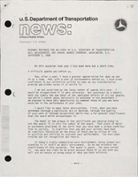 Remarks Prepared for Delivery by US Secretary of Transportation Neil Goldschmidt DOT Annual Awards Ceremony