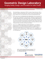 Geometric Design Laboratory Bridging Safety Design and Innovation for Safer Roads flyer