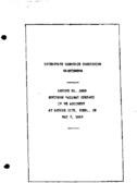 Interstate Commerce Commision Report of the Accident  Investigation Occuring on the SOUTHERN LENOIR CITY TENN
