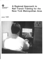 A Regional Approach to Rail Transit Training for the New York Metropolitan Area