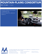Ridesourcing in Rural Communities North Dakota Driver Survey