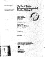 The Use of Weather Information in Aeronautical DecisionMaking II