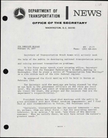 Statement by Secretary of Transportation Brock Adams Announcing a Series of Transportation Town Meetings