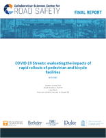 COVID19 Streets Evaluating the Impacts of Rapid Rollouts of Pedestrian and Bicycle Facilities