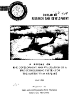 The Development and Evaluation of A FireExtinguishing System For The Martin YP6M Airplane